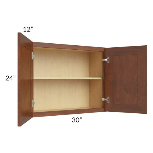 RTA Cambridge Saddle Glaze 30" x 24" Wall Cabinet