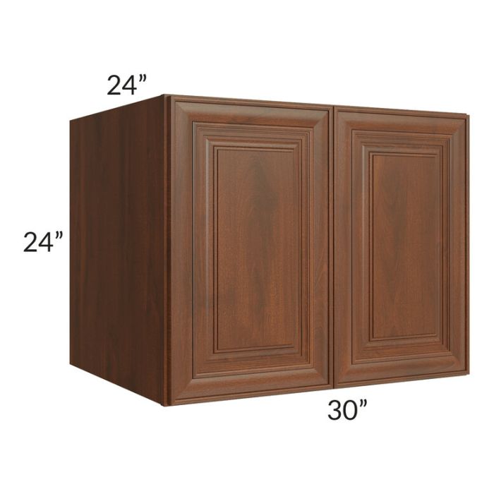 RTA Cambridge Saddle Glaze 30" x 24" x 24" Wall Cabinet