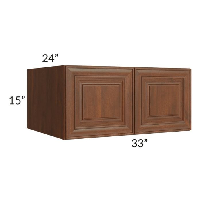 RTA Cambridge Saddle Glaze 33" x 15" x 24" Wall Cabinet