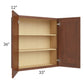 RTA Cambridge Saddle Glaze 33" x 36" Wall Cabinet