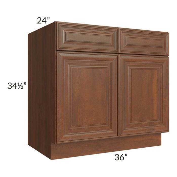 RTA Cambridge Saddle Glaze 36" Base Cabinet