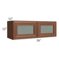 RTA Cambridge Saddle Glaze 36" x 12" Decorative Wall Cabinet