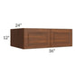 RTA Cambridge Saddle Glaze 36" x 12" x 24" Wall Cabinet