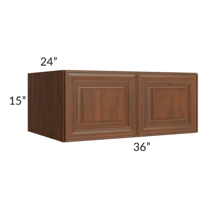 RTA Cambridge Saddle Glaze 36" x 15" x 24" Wall Cabinet
