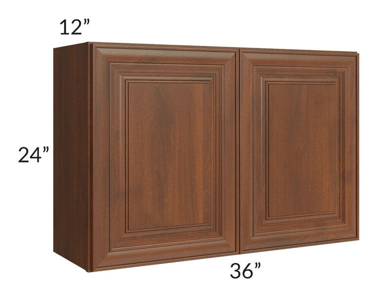 RTA Cambridge Saddle Glaze 36" x 24" Wall Cabinet