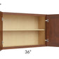 RTA Cambridge Saddle Glaze 36" x 24" Wall Cabinet