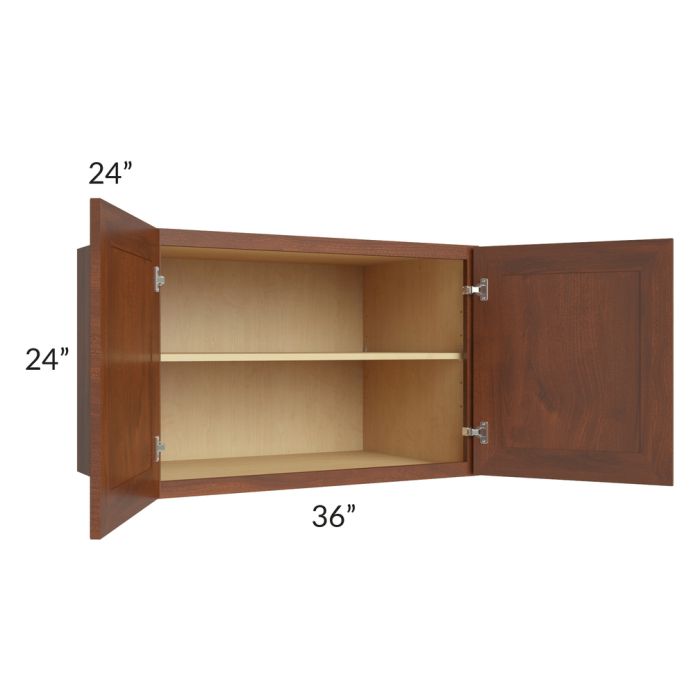 RTA Cambridge Saddle Glaze 36" x 24" x 24" Wall Cabinet