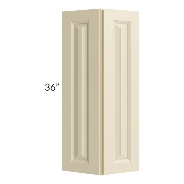 RTA Casselton Ivory 12" x 36" Wall End Cabinet