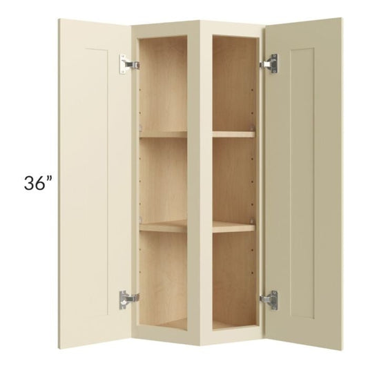 RTA Casselton Ivory 12" x 36" Wall End Cabinet