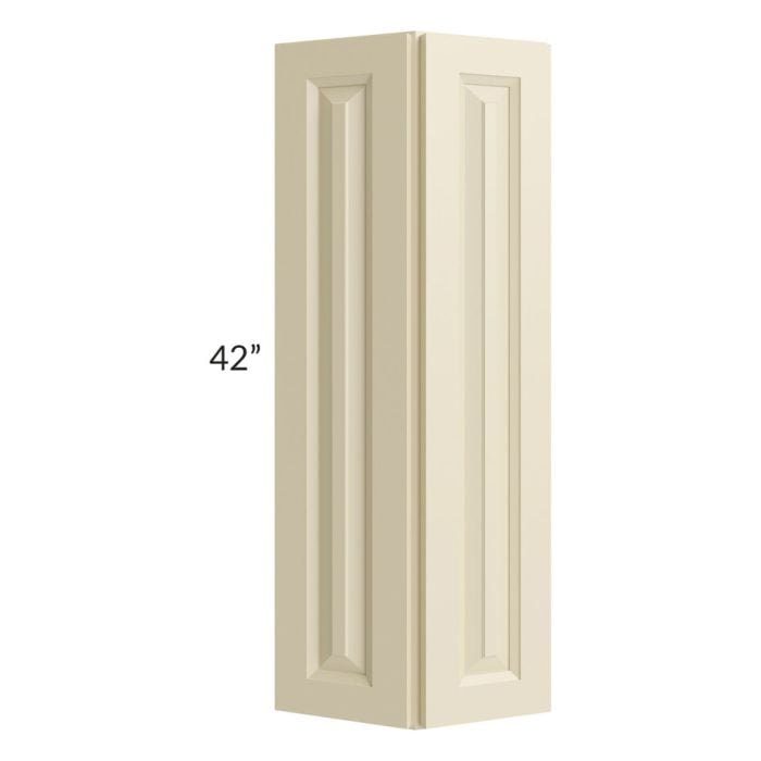 RTA Casselton Ivory 12" x 42" Wall End Cabinet