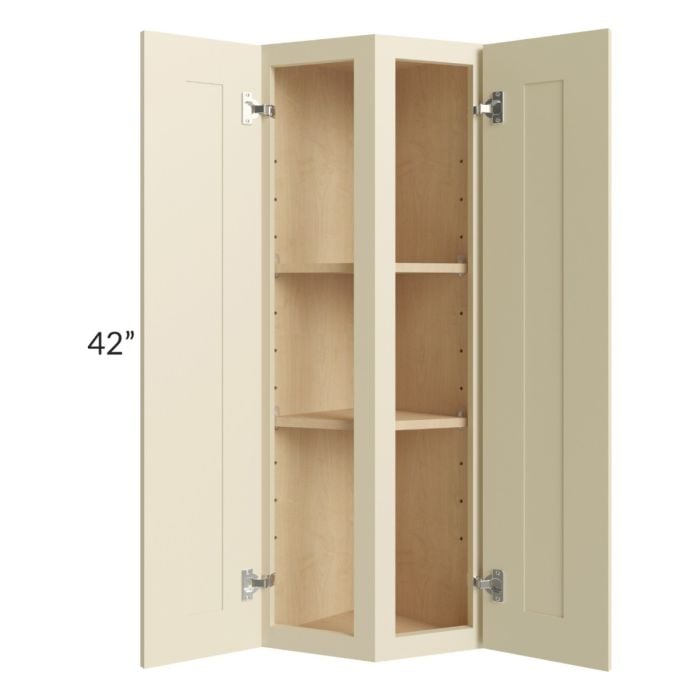 RTA Casselton Ivory 12" x 42" Wall End Cabinet