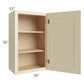 RTA Casselton Ivory 18" x 30" Wall Cabinet with 2 Decorative End Panels