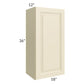 RTA Casselton Ivory 18" x 36" Wall Cabinet with 1 Decorative End Panel