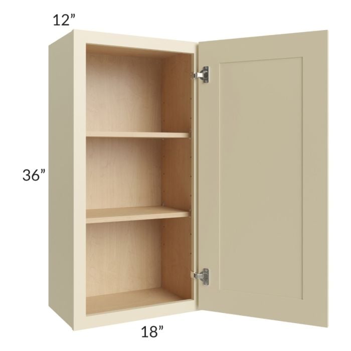 RTA Casselton Ivory 18" x 36" Wall Cabinet