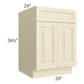 RTA Casselton Ivory 24" Base Cabinet