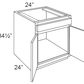 RTA Casselton Ivory 24" Sink Base Cabinet