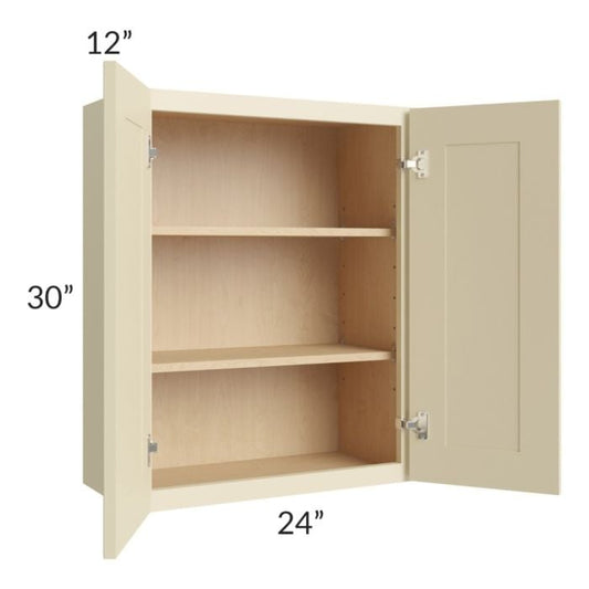 RTA Casselton Ivory 24" x 30" Wall Cabinet