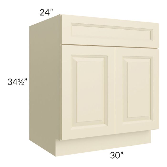 RTA Casselton Ivory 30" Sink Base Cabinet