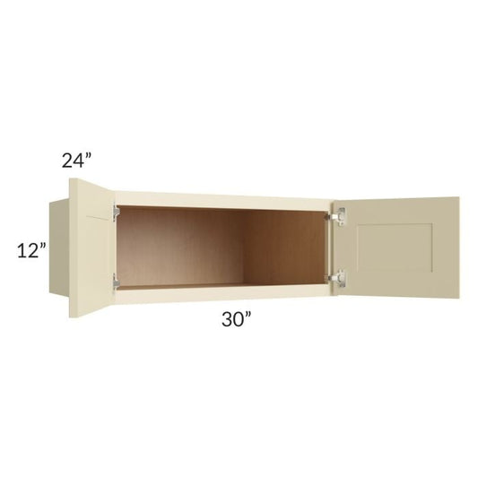 RTA Casselton Ivory 30" x 12" x 24" Wall Cabinet