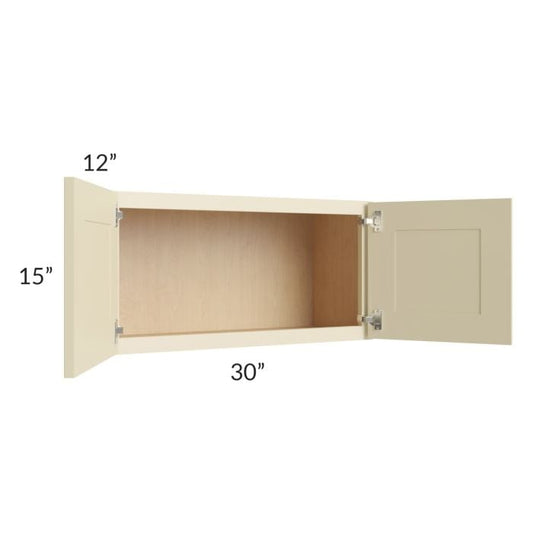 RTA Casselton Ivory 30" x 15" Wall Cabinet