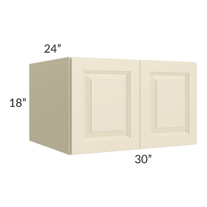 RTA Casselton Ivory 30" x 18" x 24" Wall Cabinet