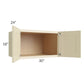 RTA Casselton Ivory 30" x 18" x 24" Wall Cabinet