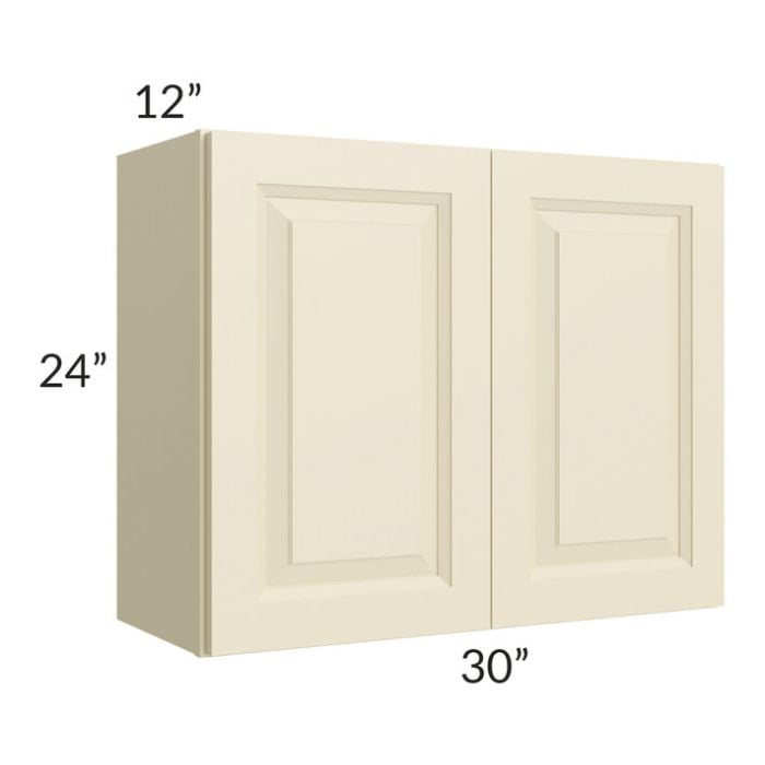 RTA Casselton Ivory 30" x 24" Wall Cabinet