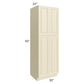 RTA Casselton Ivory 30" x 90" Wall Pantry with 3 Roll Out Trays
