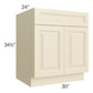 RTA Casselton Ivory 33" Base Cabinet