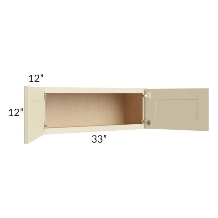 RTA Casselton Ivory 33" x 12" Wall Cabinet