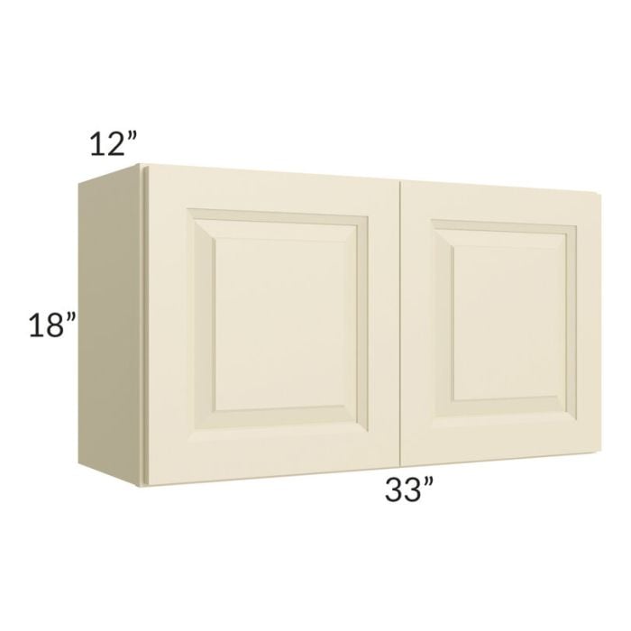RTA Casselton Ivory 33" x 18" Wall Cabinet