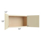 RTA Casselton Ivory 33" x 18" Wall Cabinet