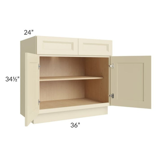 RTA Casselton Ivory 36" Base Cabinet