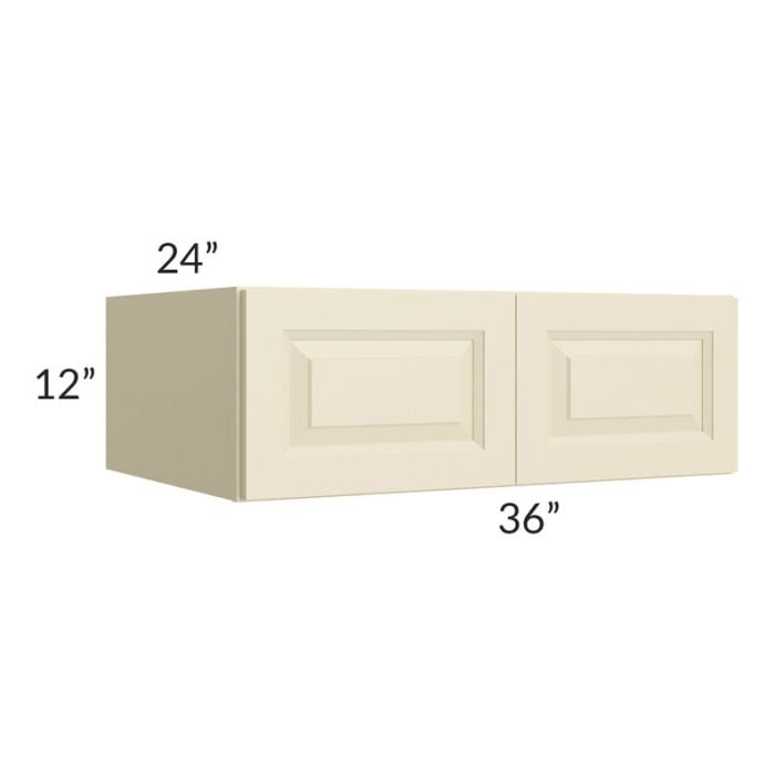 RTA Casselton Ivory 36" x 12" x 24" Wall Cabinet