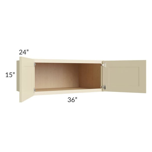 RTA Casselton Ivory 36" x 15" x 24" Wall Cabinet