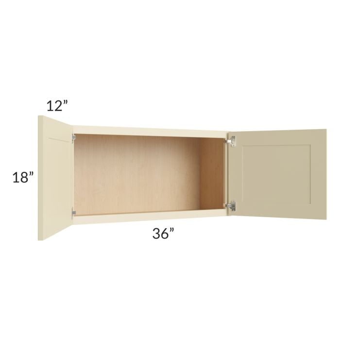 RTA Casselton Ivory 36" x 18" Wall Cabinet