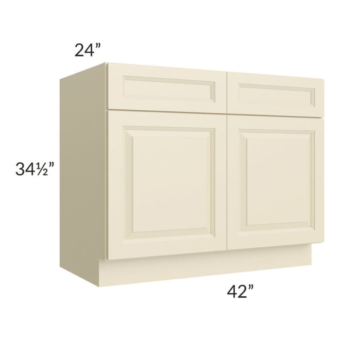 RTA Casselton Ivory 42" Base Cabinet