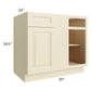 RTA Casselton Ivory 42" Blind Base Cabinet