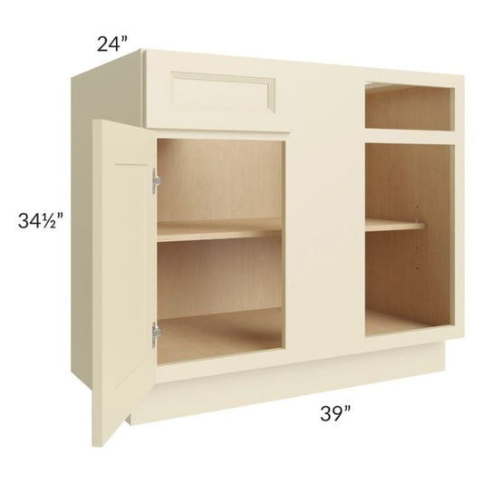 RTA Casselton Ivory 42" Blind Base Cabinet