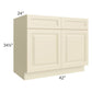 RTA Casselton Ivory 42" Sink Base Cabinet