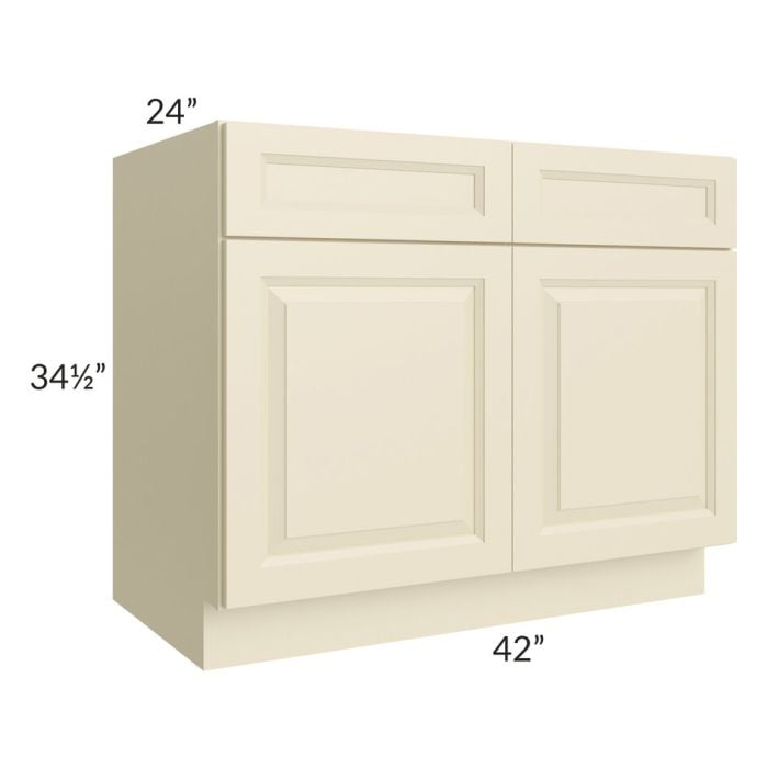 RTA Casselton Ivory 42" Sink Base Cabinet