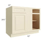 RTA Casselton Ivory 45" Blind Base Cabinet with 2 Decorative End Panels