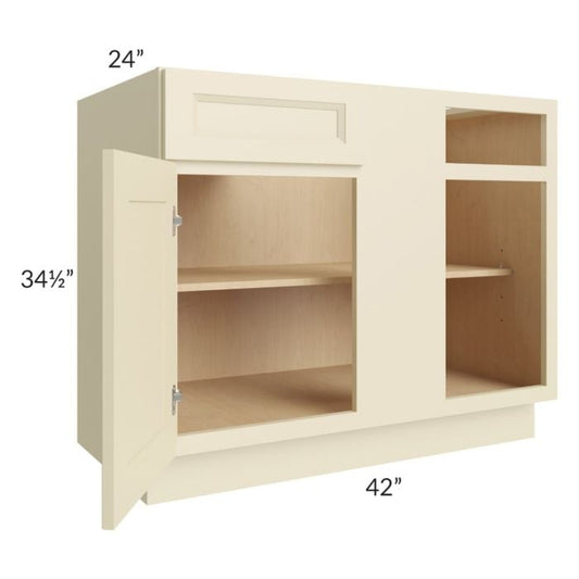 RTA Casselton Ivory 45" Blind Base Cabinet