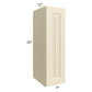 RTA Casselton Ivory 9" x 30" Wall Cabinet with 1 Decorative End Panel