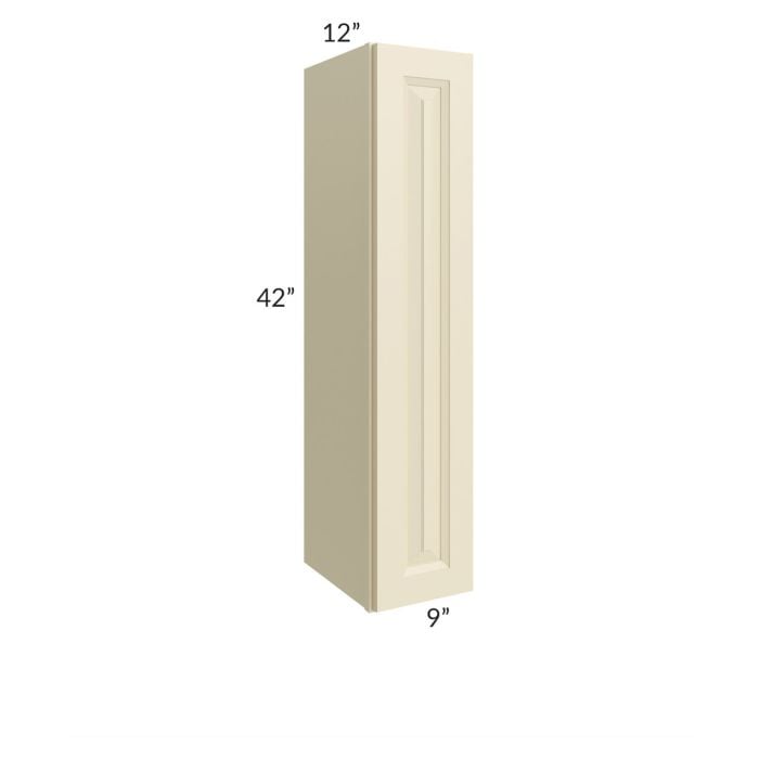 RTA Casselton Ivory 9" x 42" Wall Cabinet