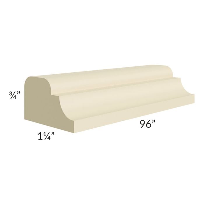 RTA Casselton Ivory 96" Chair Rail Molding