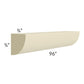 RTA Casselton Ivory 96" Quarter Round Molding