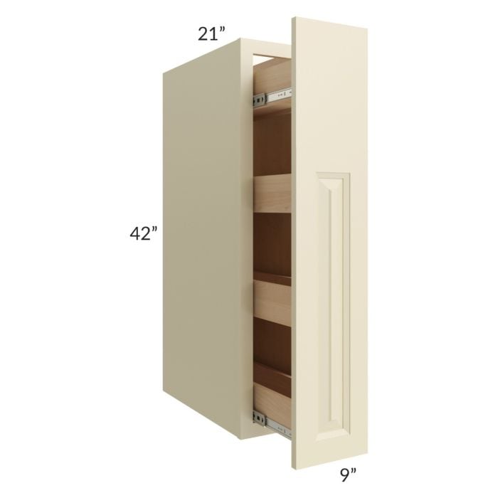 RTA Casselton Ivory Hearth Cabinet Pull Out