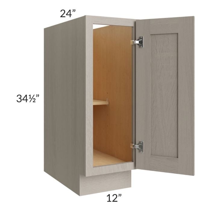 RTA Catalina Mist 12" Full Height Door Base Cabinet