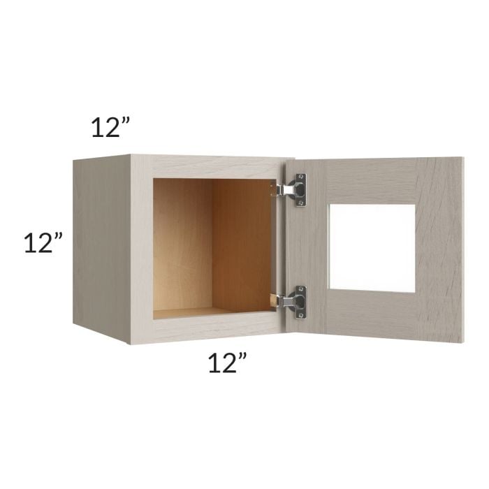 RTA Catalina Mist 12" x 12" Decorative Wall Cabinet with 2 Decorative End Panels